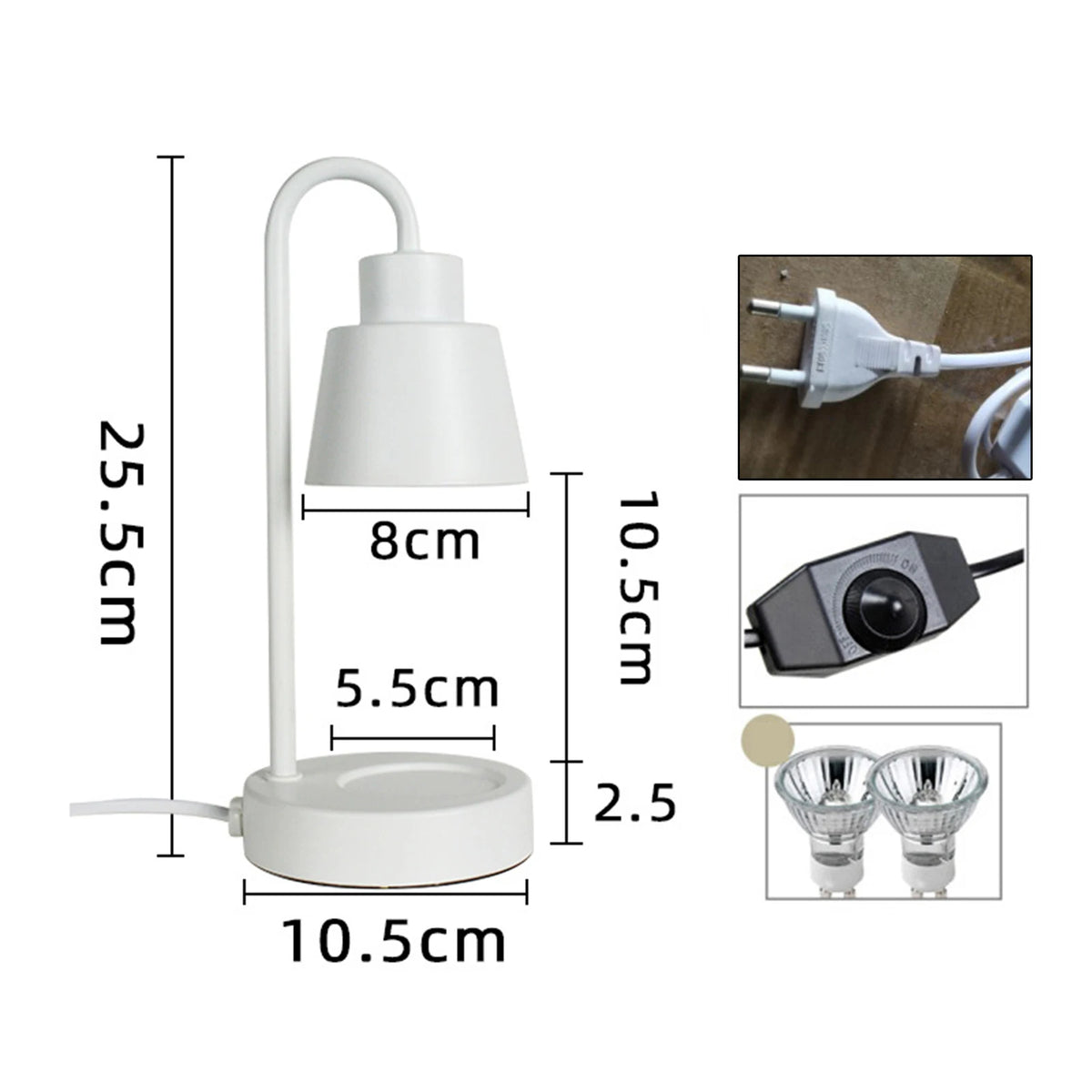 Candle Warmer Lamp Bedside Lights Table Lamp Candle Melter Wax Lamp for Decoration Home