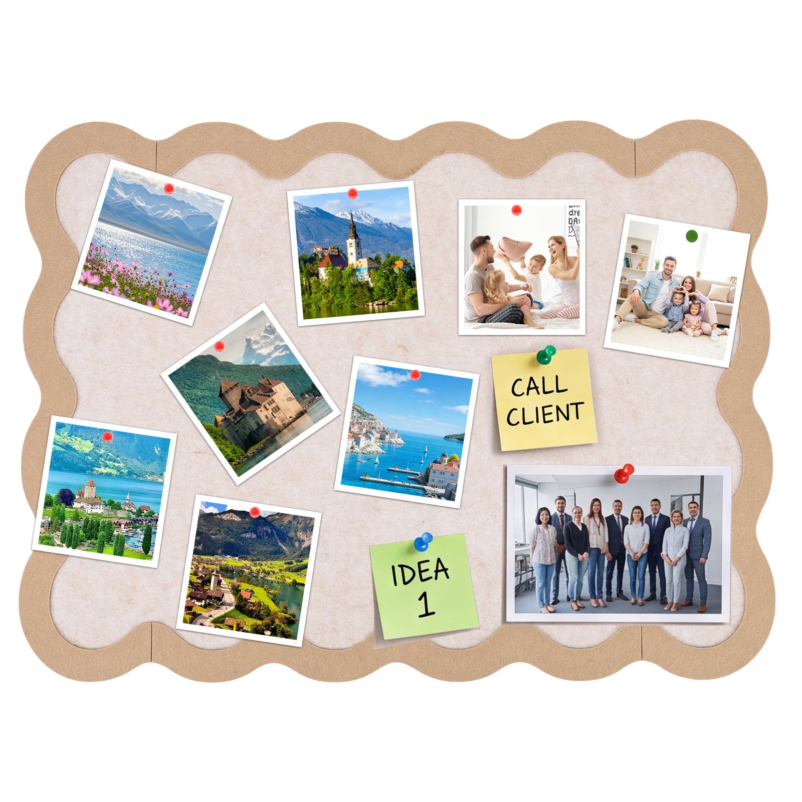Felt Board Wall Decor Felt Cork Board No Drilling Photo Display Board Felt Notice Bulletin Board School Home Office Walls Decor