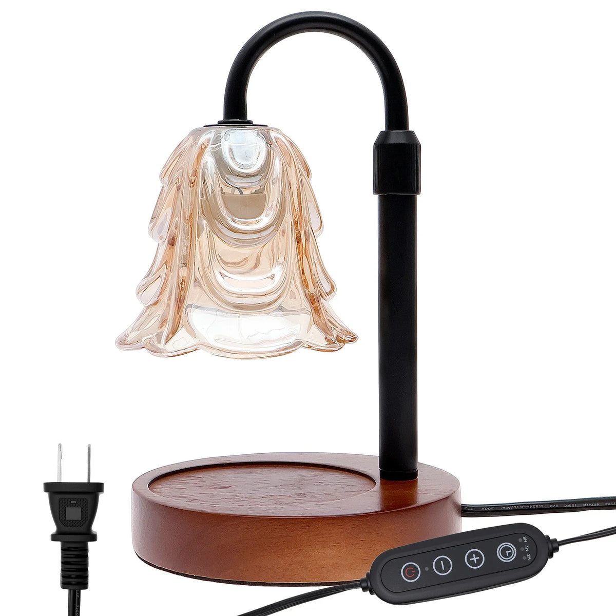 Flower Candle Warmer Lamp with Timer 4 Speed Dimmable Height Adjustable Base House Warming Birthday Gifts New Home Decor